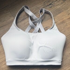 Lululemon Athletica White Energy Bra High Support